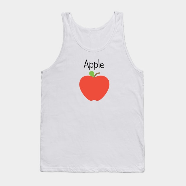 Red Apple Tank Top by EclecticWarrior101